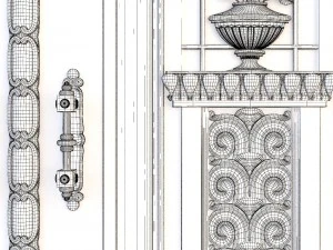 classic doors 3D Model