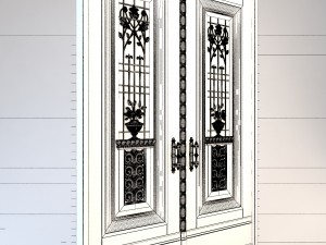 classic doors 3D Модель