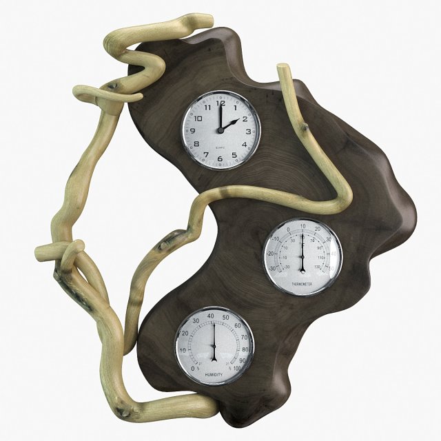 sauna thermometer Modello 3D .c4d .max .obj .3ds .fbx .stl .blend 