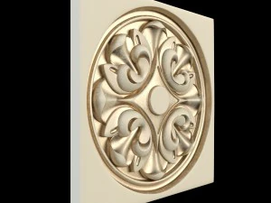rosette 3D Print Model