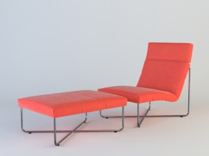 lounger Model 3D