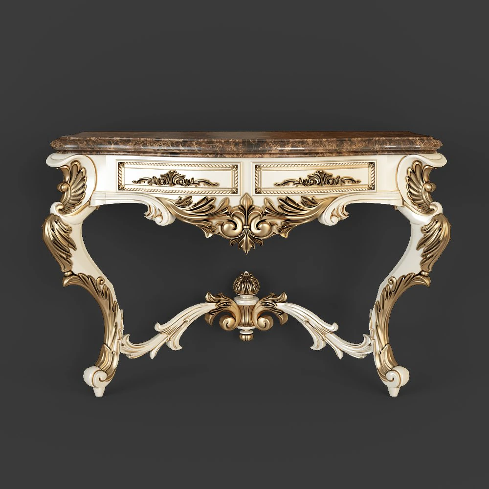 classical console table for cnc 3D Model .c4d .max .obj .3ds .fbx .stl .blend