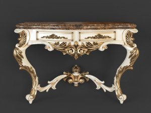 classical console table for cnc Model 3D