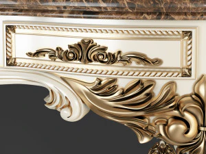 classical console table for cnc 3D Model