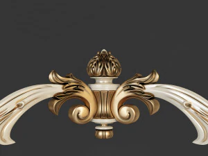 classical console table for cnc 3D Model