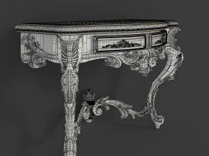 classical console table for cnc 3D Model