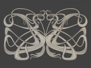 decor grille cnc 3D मॉडल