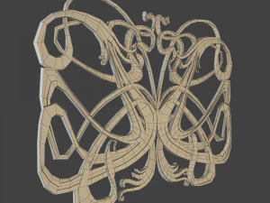 decor grille cnc 3D Model
