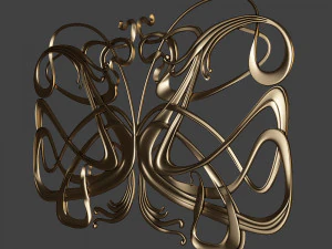 decor grille cnc 3D Model