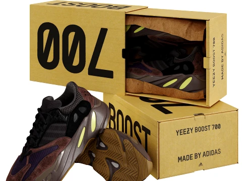 Adidas Yeezy Boost 700 Malve Modello 3D