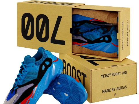 Adidas Yeezy Boost 700 Hi Res Blue Modello 3D