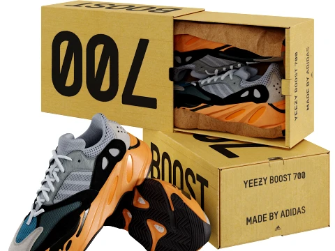 Adidas Yeezy Boost 700 WASH ORANGE Modèle 3D