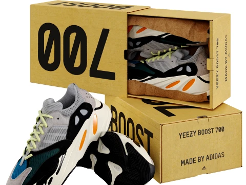 Adidas Yeezy Boost 700 WASH ORANGE Modèle 3D