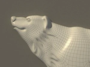 bear bas relief 3D Model