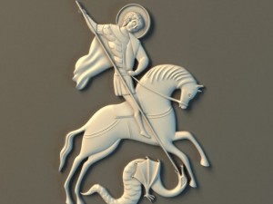 holy greatmartyr george the victorybearer 3D Model