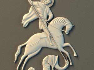 holy greatmartyr george the victorybearer 3D Model