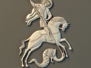 holy greatmartyr george the victorybearer 3D Model