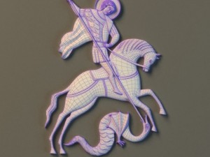 holy greatmartyr george the victorybearer 3D Model