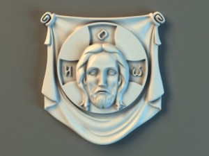 the holy face base relief 3D Model