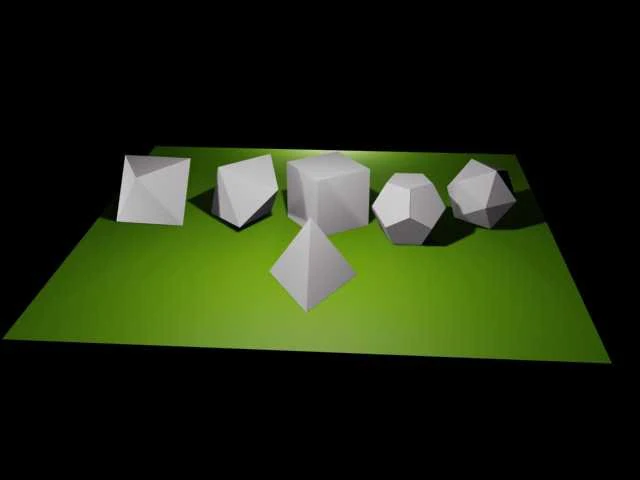 RPG 주사위 세트 3D 모델 .c4d .max .obj .3ds .fbx .stl .blend 