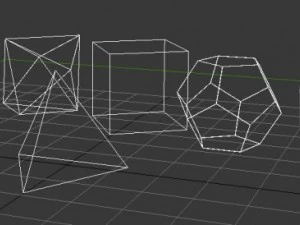 RPG 주사위 세트 3D 모델