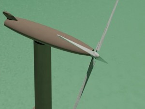 wind turbine 3D Model