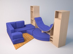 cupboard skateboard Model 3D