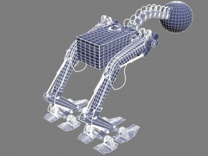 robot lamp 3D Modell