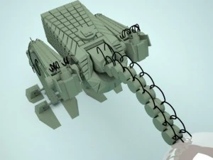 l&acirc;mpada rob&ocirc; Modelo 3D