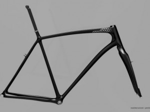 merida cyclo cross carbon team 2012 frame set Model 3D