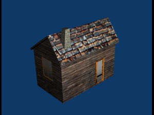 little hut Model 3D