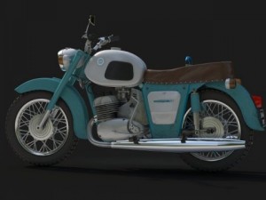 motorcycle izh jupiter 3 3D Модель