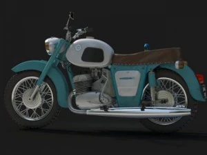 motorcycle izh jupiter 3 3D Model