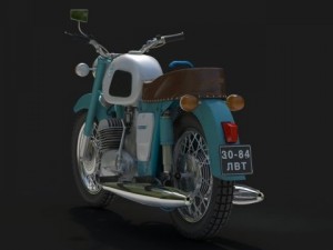 motorcycle izh jupiter 3 3D Модель