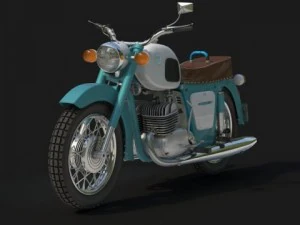 motorcycle izh jupiter 3 3D Model