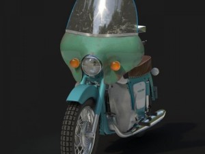 motorcycle izh jupiter 3 3D Модель