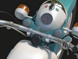 motorcycle izh jupiter 3 3D Модель