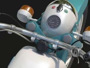 motorcycle izh jupiter 3 3D Model