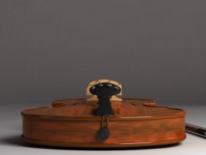 violin 3D-Modell