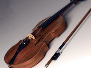 violin 3D-Modell