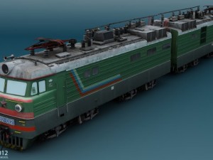 vl82 012 russian electric locomotive 3D-Modell