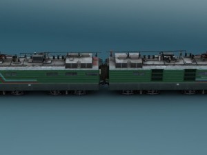 vl82 012 russian electric locomotive 3D Model