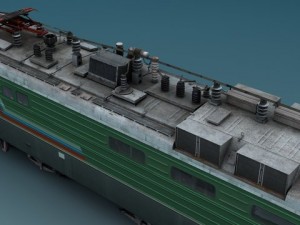 vl82 012 russian electric locomotive 3D Model