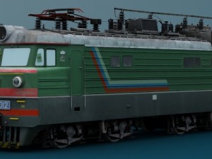 vl82 012 russian electric locomotive 3D Model