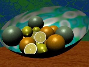 kilka rodzaj&oacute;w owoc&oacute;w Model 3D