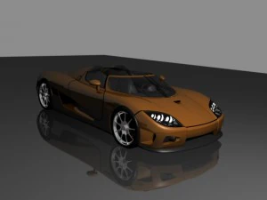 koenigsegg ccr convertable 3D Model
