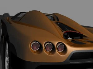 koenigsegg ccr convertable 3D Model