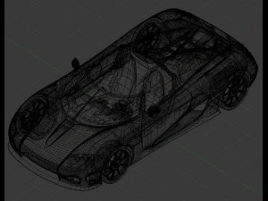 koenigsegg ccr convertable 3D Model
