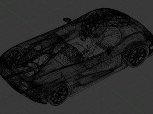 koenigsegg ccr convertable Model 3D