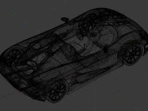 koenigsegg ccr convertable 3D Model
